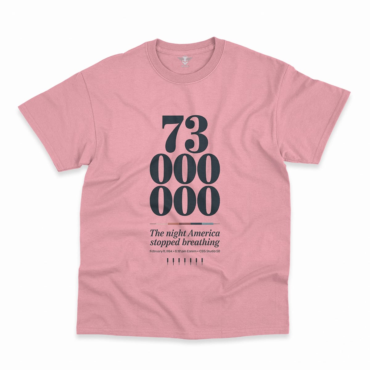 73 Million — The Night America Stopped Breathing — Vintage Rock Tee — Design I