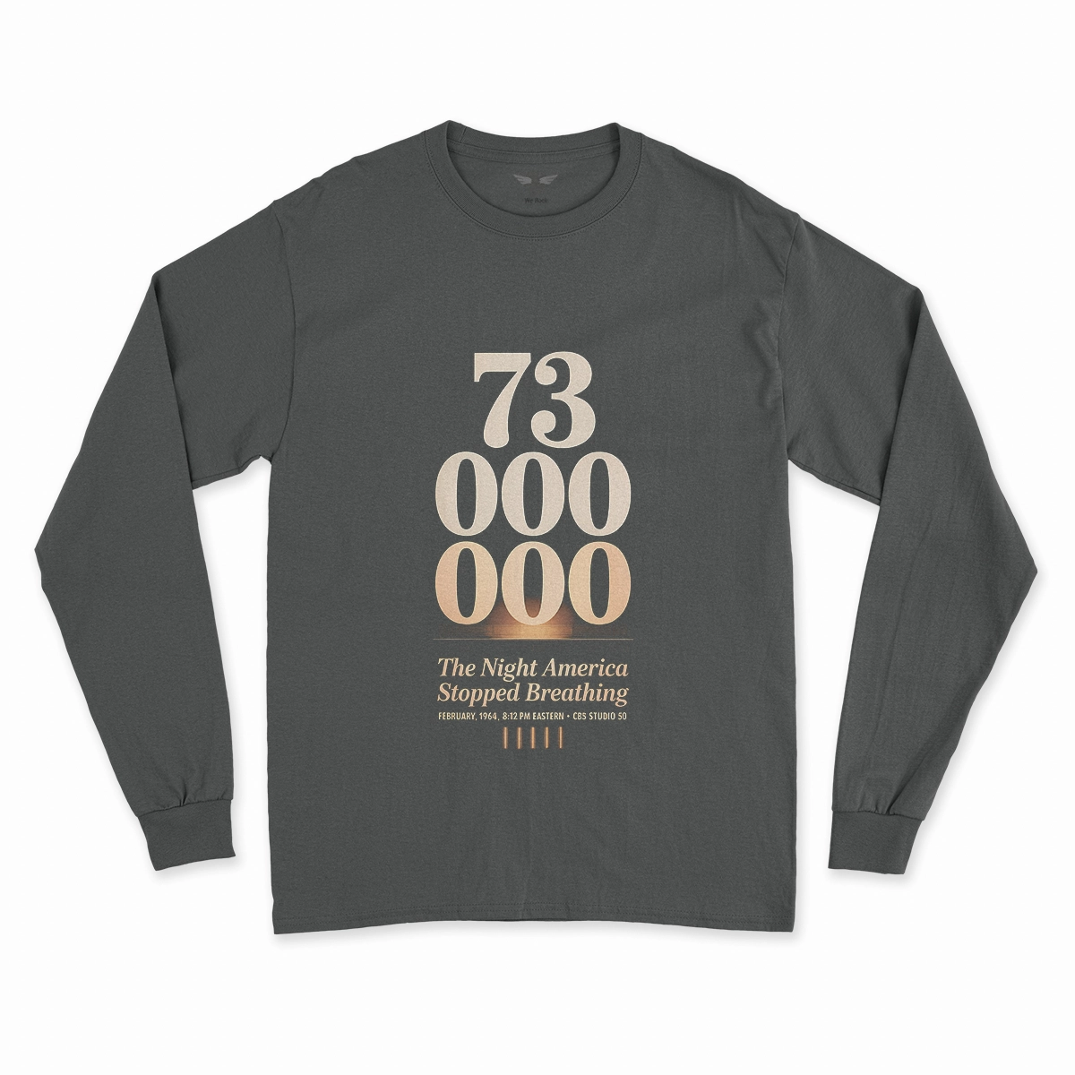 73 Million — The Night America Stopped Breathing — Vintage Rock Tee — Design I
