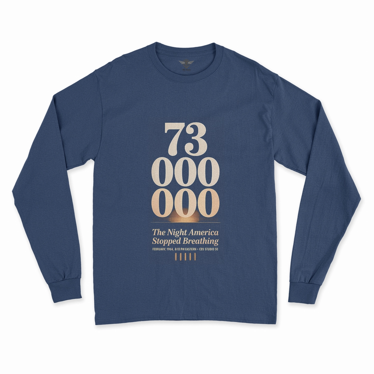 73 Million — The Night America Stopped Breathing — Vintage Rock Tee — Design I