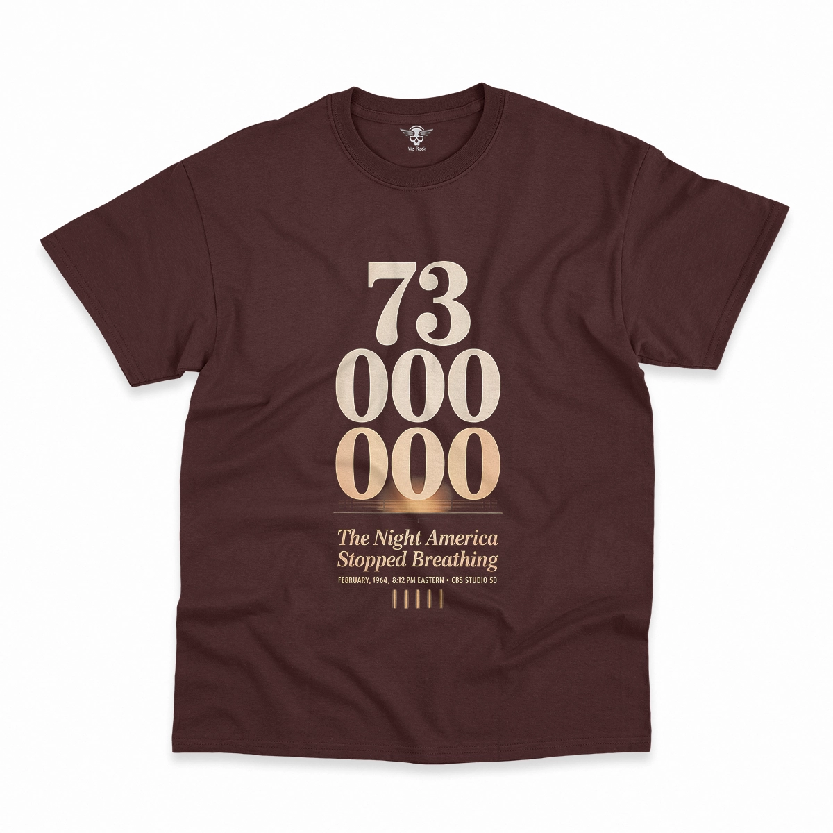 73 Million — The Night America Stopped Breathing — Vintage Rock Tee — Design I