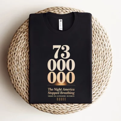 73 Million — The Night America Stopped Breathing — Vintage Rock Tee — Design I