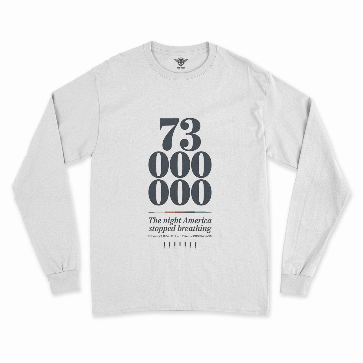73 Million — The Night America Stopped Breathing — Vintage Rock Tee — Design I