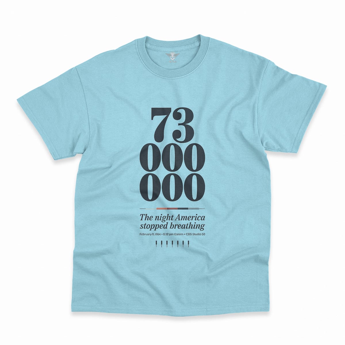 73 Million — The Night America Stopped Breathing — Vintage Rock Tee — Design I
