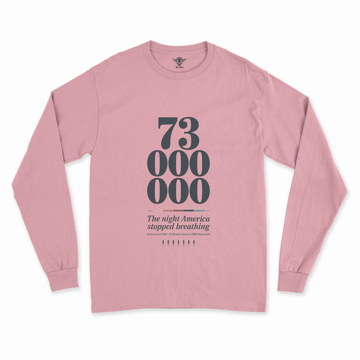 73 Million — The Night America Stopped Breathing — Vintage Rock Tee — Design I