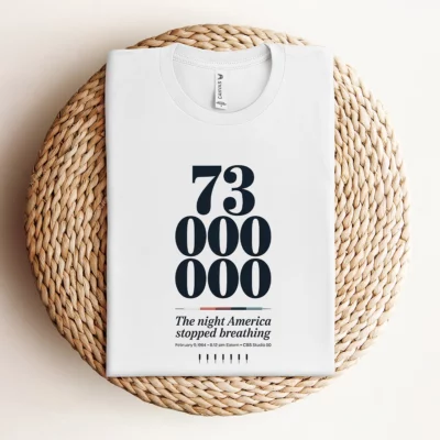 73 Million — The Night America Stopped Breathing — Vintage Rock Tee — Design I