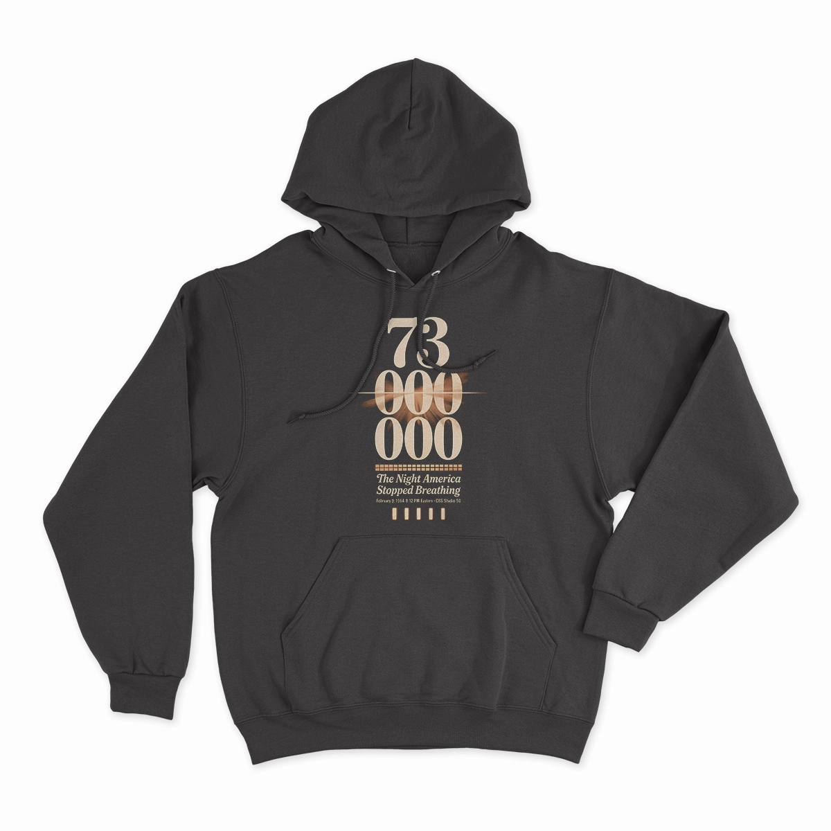 73 Million — The Night America Stopped Breathing — Vintage Rock Tee — Design II