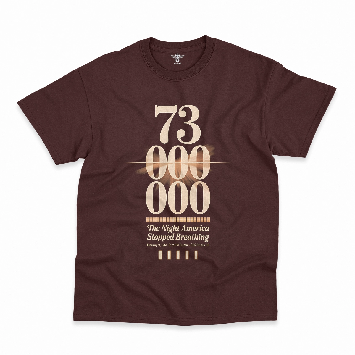 73 Million — The Night America Stopped Breathing — Vintage Rock Tee — Design II