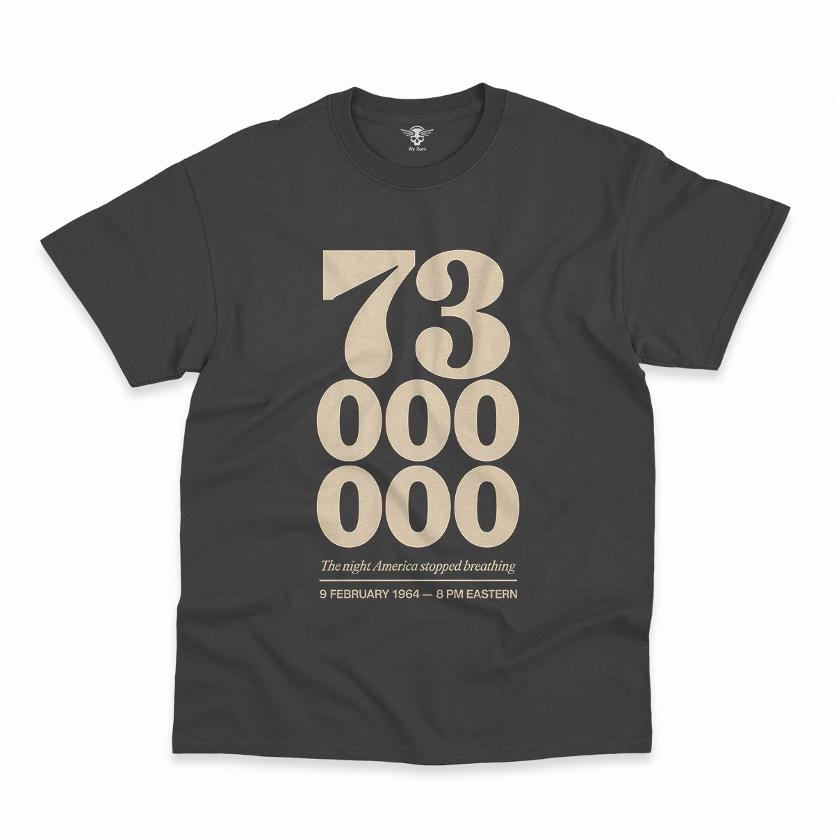 73 Million — The Night America Stopped Breathing — Vintage Rock Tee — Design III