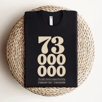 73 Million — The Night America Stopped Breathing — Vintage Rock Tee — Design III