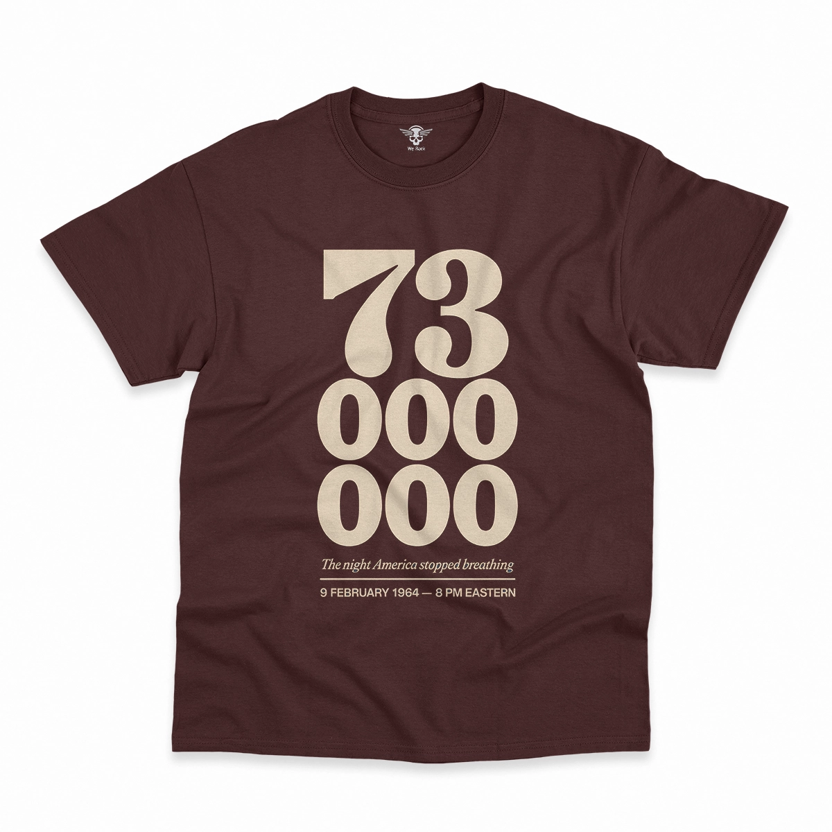73 Million — The Night America Stopped Breathing — Vintage Rock Tee — Design III