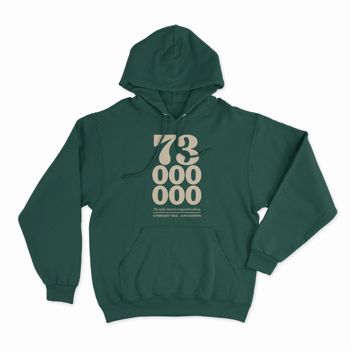 73 Million — The Night America Stopped Breathing — Vintage Rock Tee — Design III