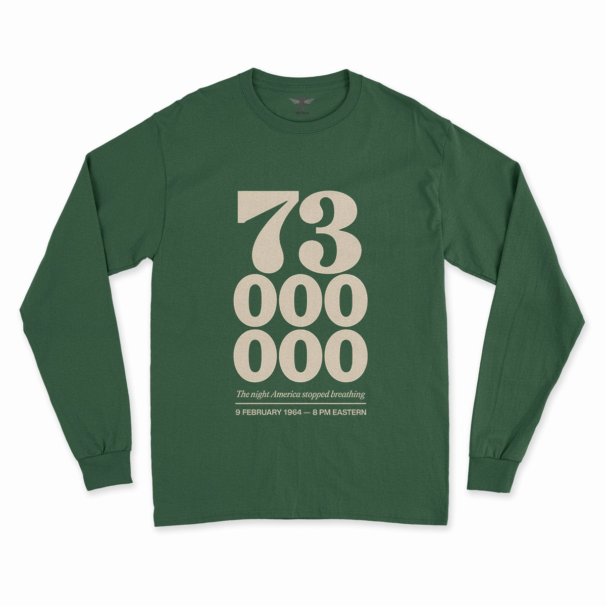 73 Million — The Night America Stopped Breathing — Vintage Rock Tee — Design III