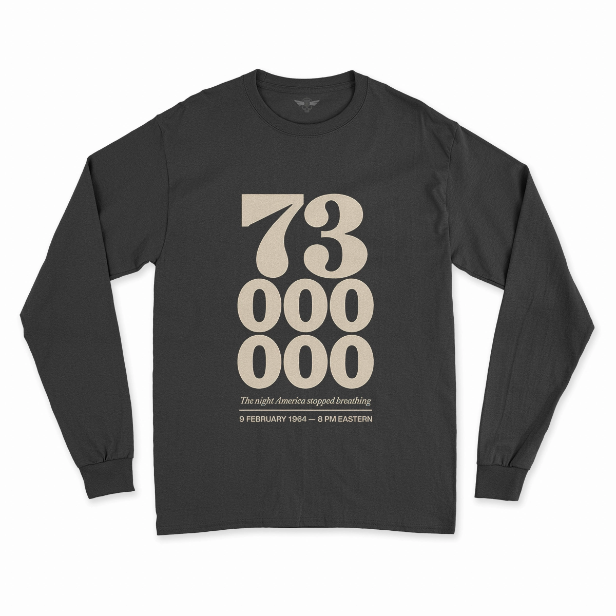 73 Million — The Night America Stopped Breathing — Vintage Rock Tee — Design III