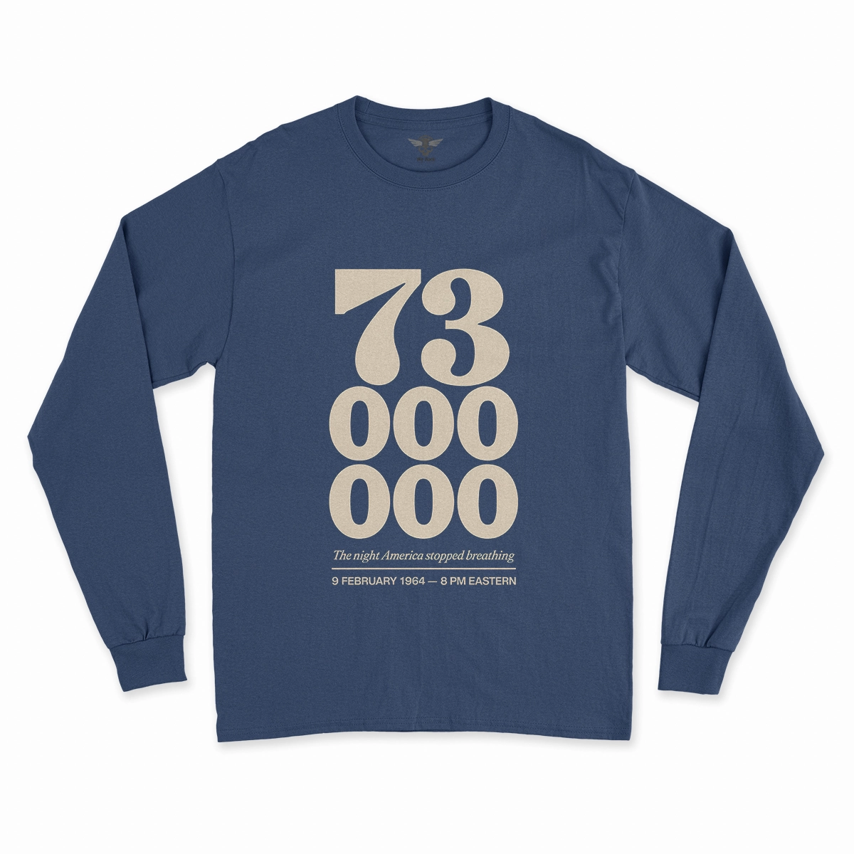 73 Million — The Night America Stopped Breathing — Vintage Rock Tee — Design III