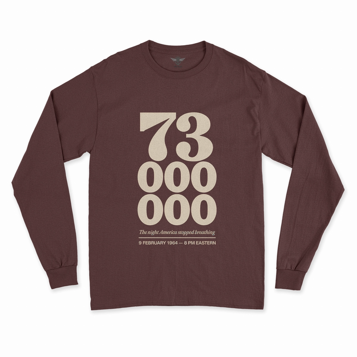 73 Million — The Night America Stopped Breathing — Vintage Rock Tee — Design III