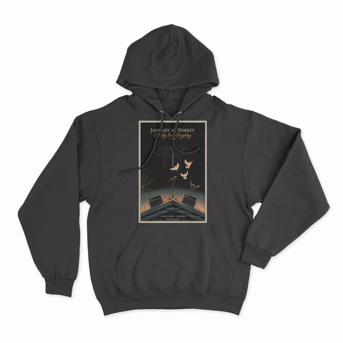January 30, 1969 — The Sky Heard Everything — Rooftop Rock Tee — Design II