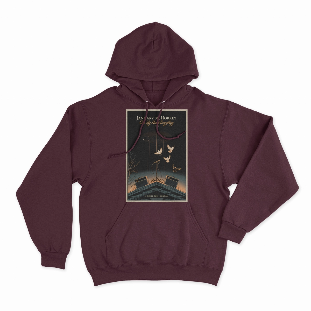 January 30, 1969 — The Sky Heard Everything — Rooftop Rock Tee — Design II