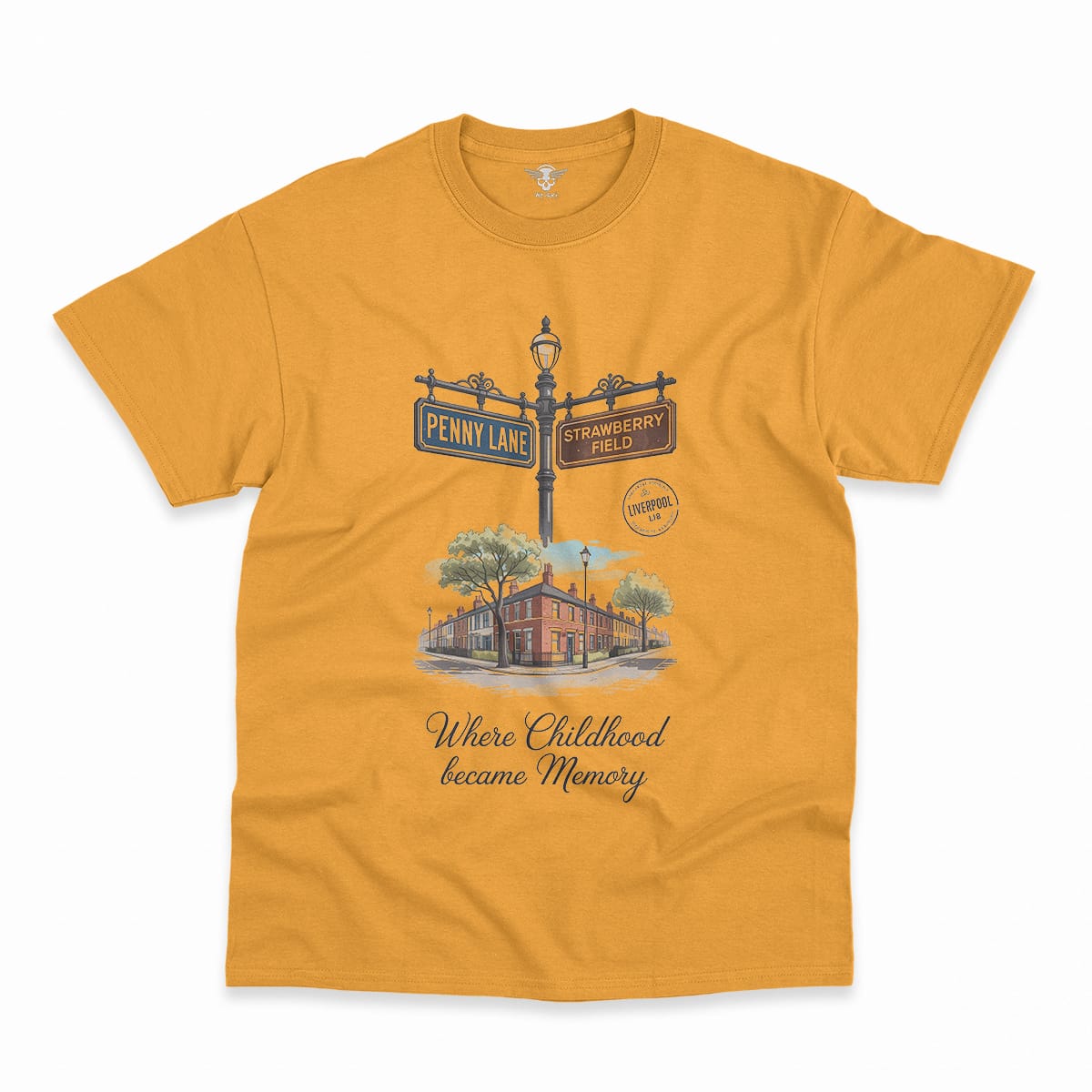 Penny Lane ↔ Strawberry Field — Liverpool L18 Heritage Tee — Design I