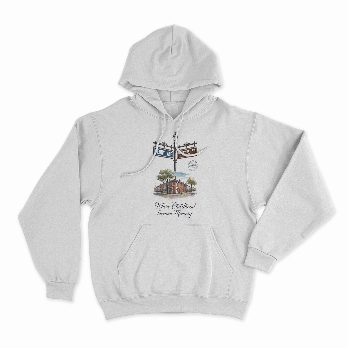 Penny Lane ↔ Strawberry Field — Liverpool L18 Heritage Tee — Design I