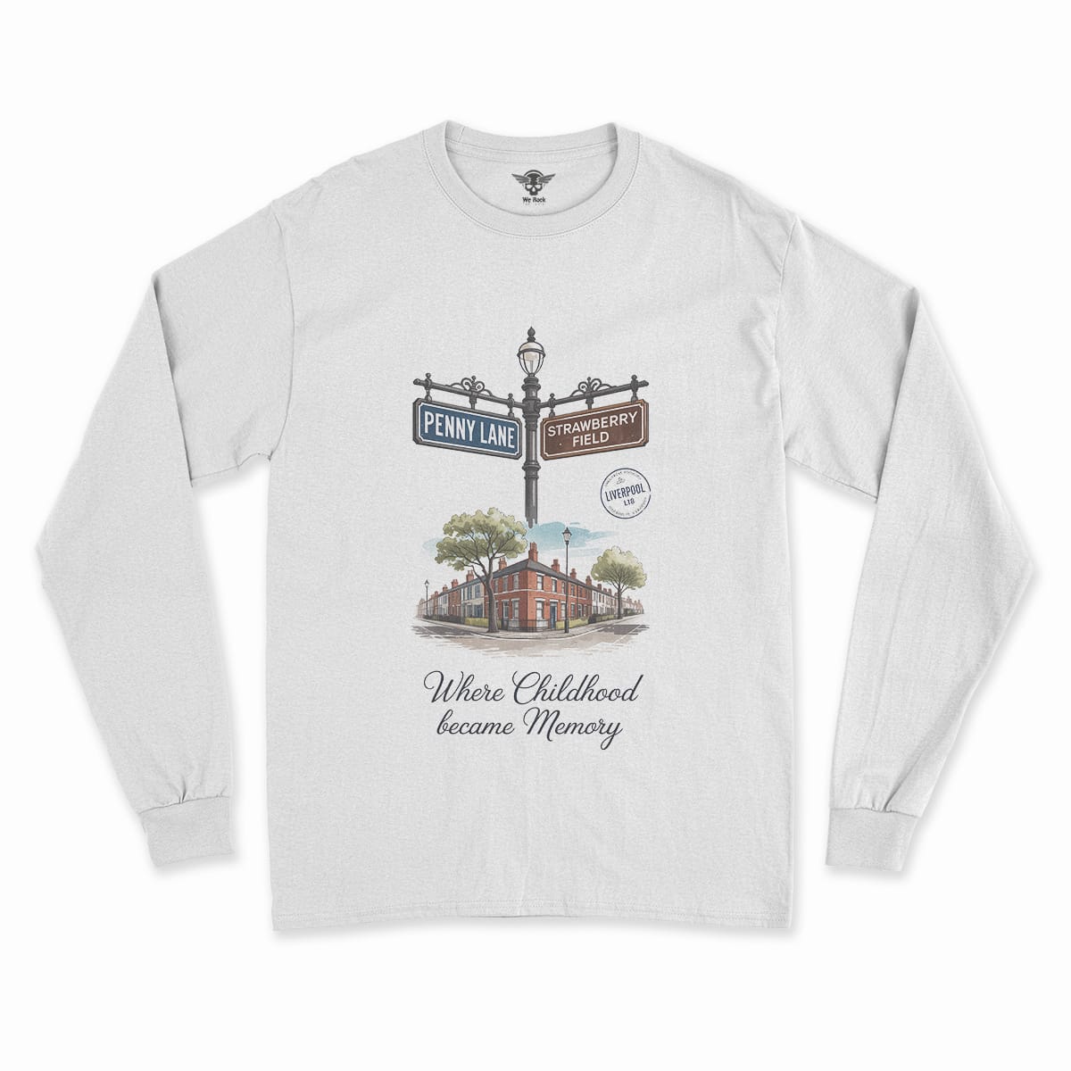 Penny Lane ↔ Strawberry Field — Liverpool L18 Heritage Tee — Design I