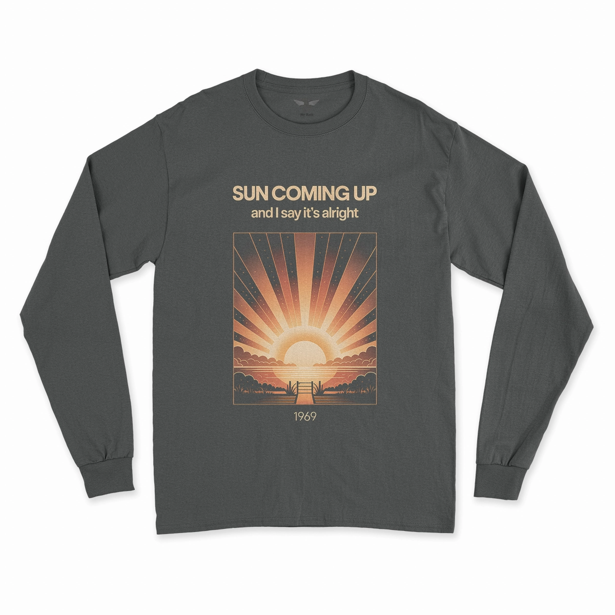 Sun Coming Up — And I Say It's Alright Rock Heritage Tee — Design I