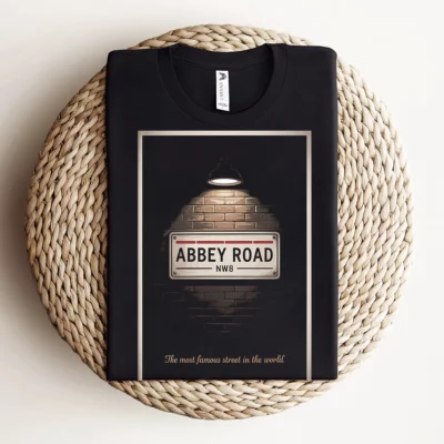 Abbey Road — The Most Famous Street in the World Heritage Tee — Design II