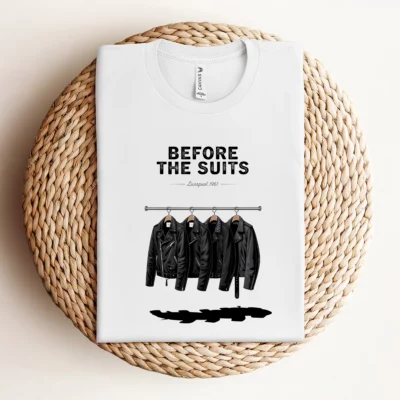 Before the Suits — Liverpool 1961 Leather Rock Tee — Design I