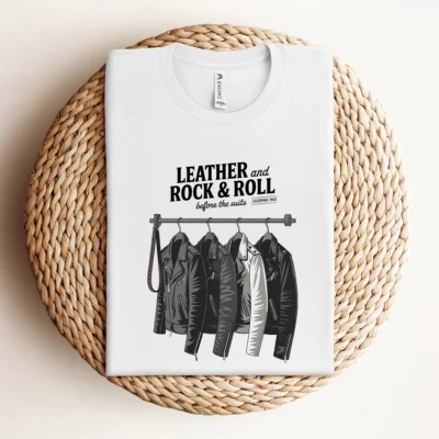 Before the Suits — Liverpool 1961 Leather Rock Tee — Design III