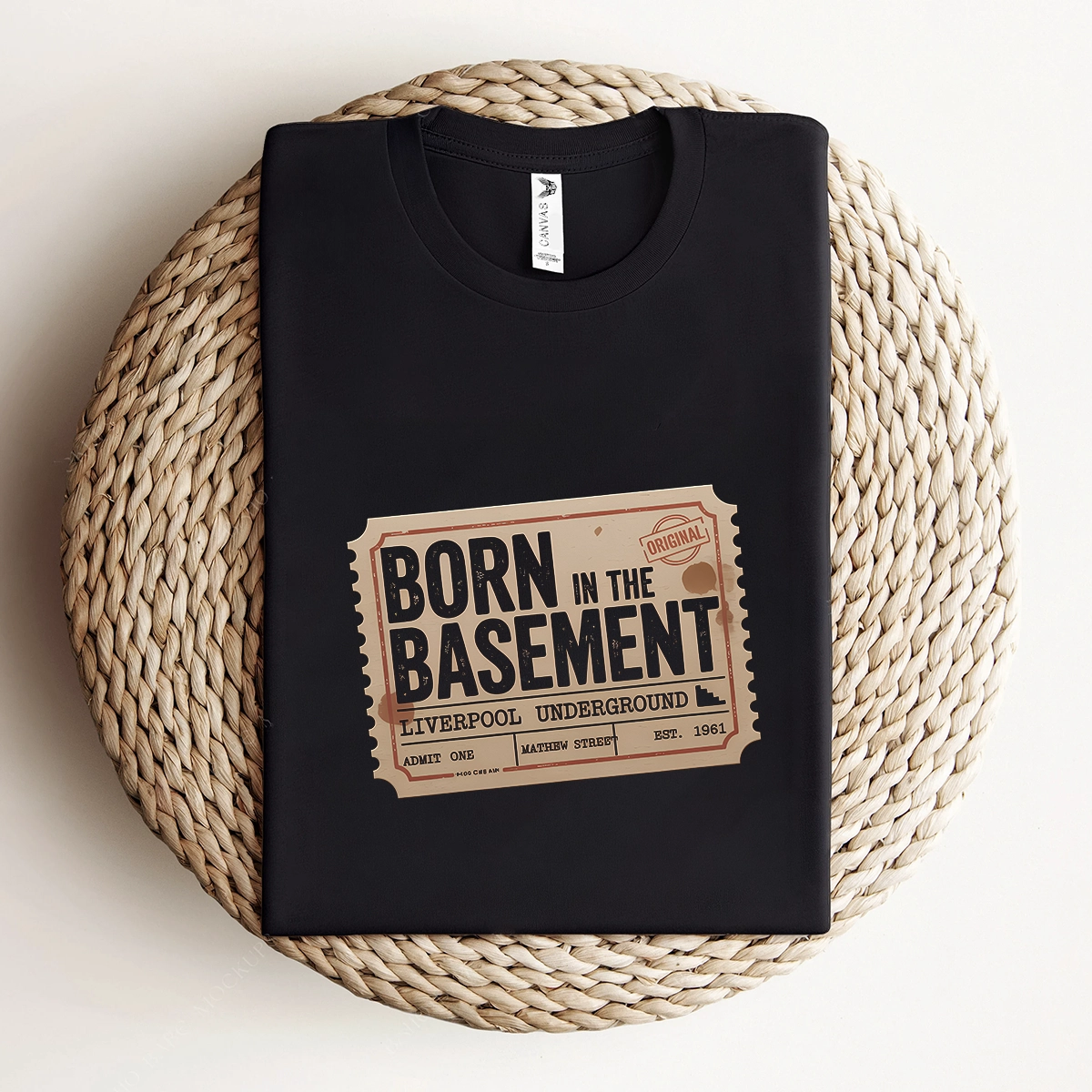 Born in the Basement — Class of '61 Liverpool Underground Tee — Design I