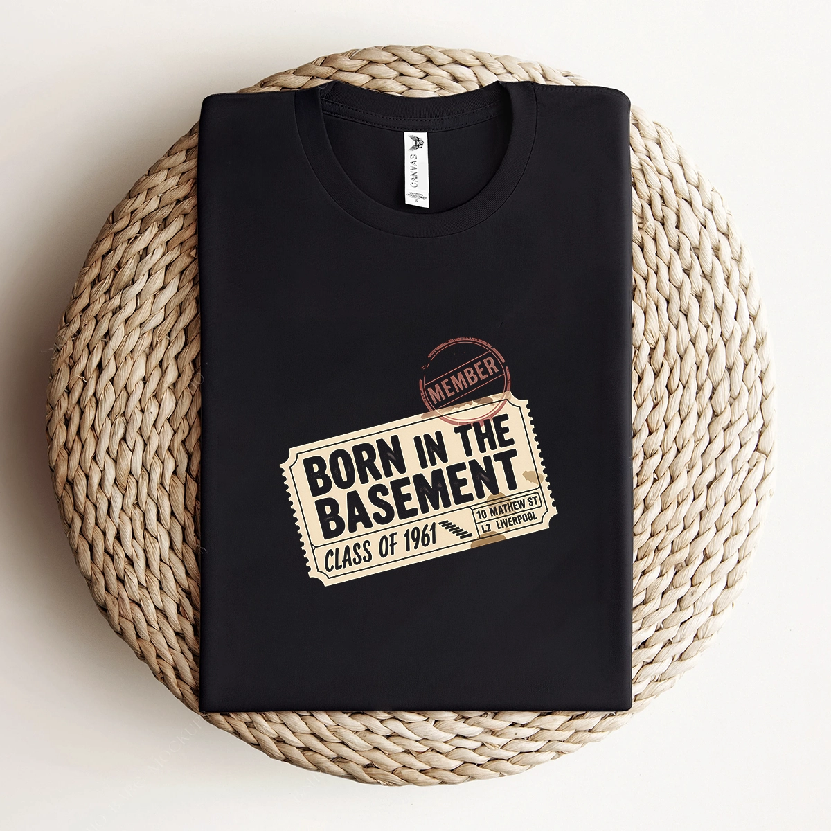 Born in the Basement — Class of '61 Liverpool Underground Tee — Design II