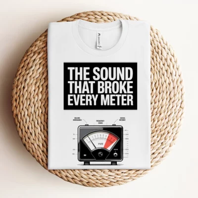 Broke Every Meter — 125 Decibels Beatlemania Heritage Tee — Design I