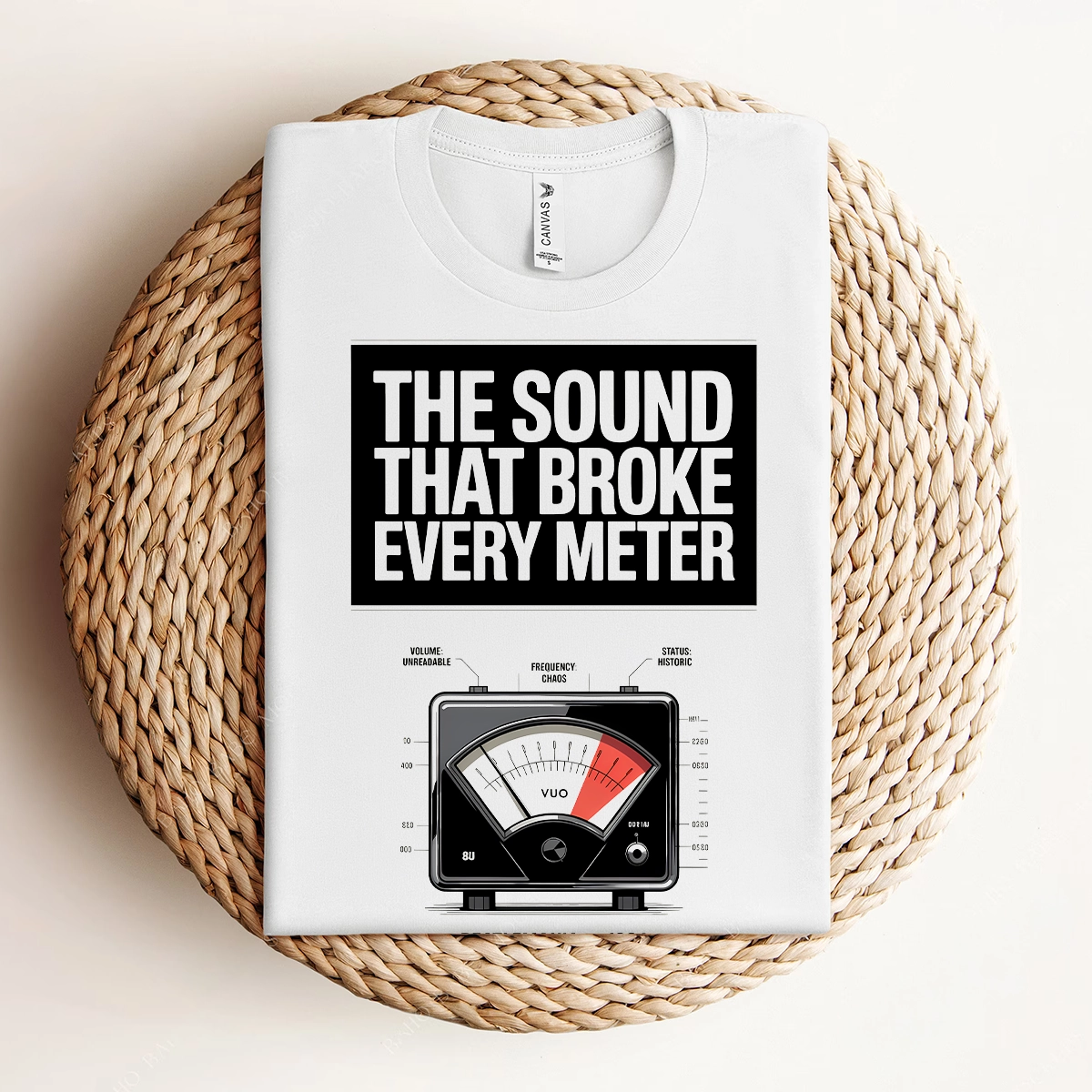 Broke Every Meter — 125 Decibels Beatlemania Heritage Tee — Design I