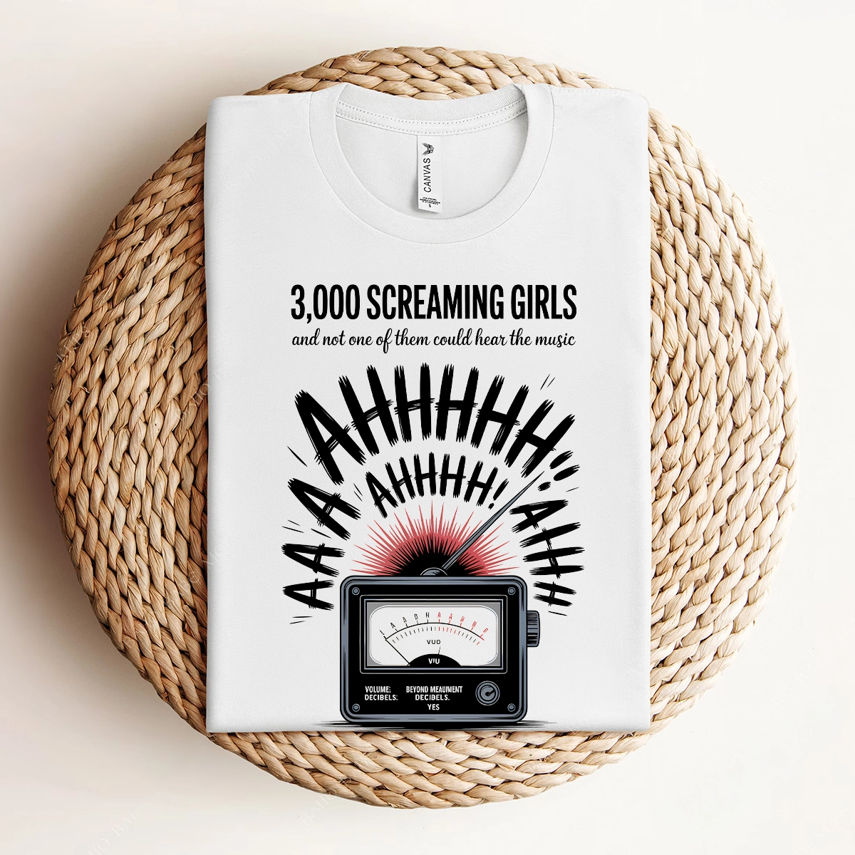 Broke Every Meter — 125 Decibels Beatlemania Heritage Tee — Design II