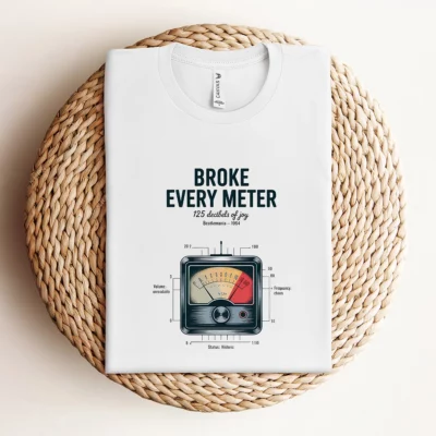 Broke Every Meter — 125 Decibels Beatlemania Heritage Tee — Design III