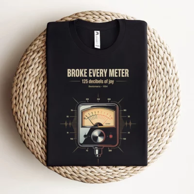 Broke Every Meter — 125 Decibels Beatlemania Heritage Tee