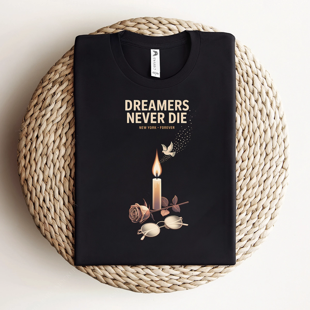 Dreamers Never Die — New York Forever Rock Heritage Tee