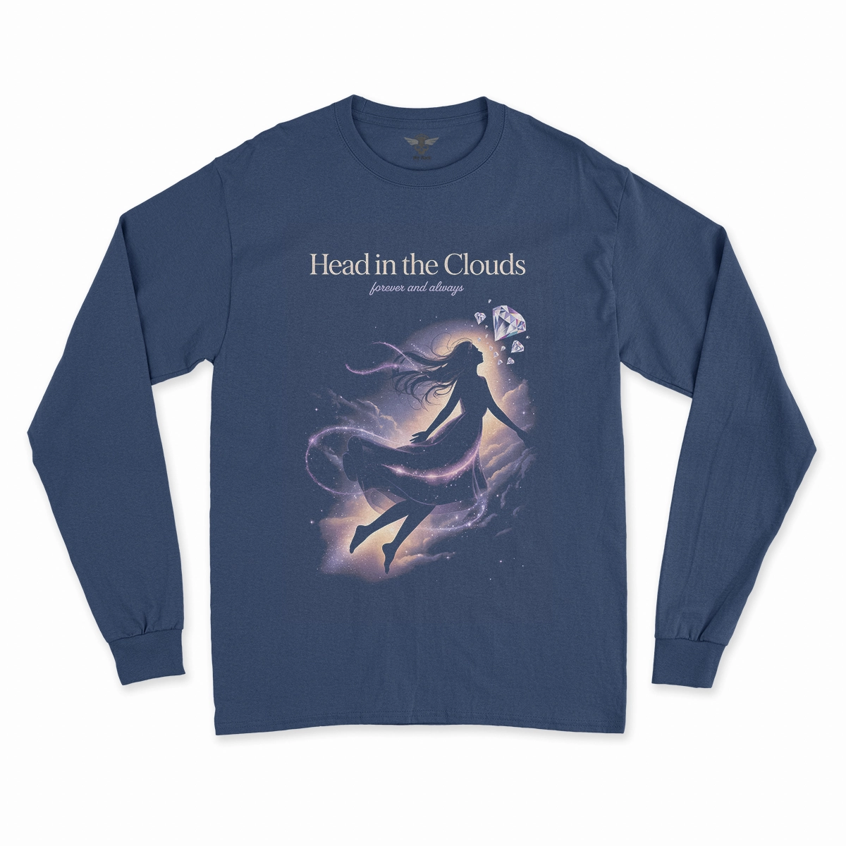 Head in the Clouds — Ethereal Dreamy Rock Heritage Tee — Design I