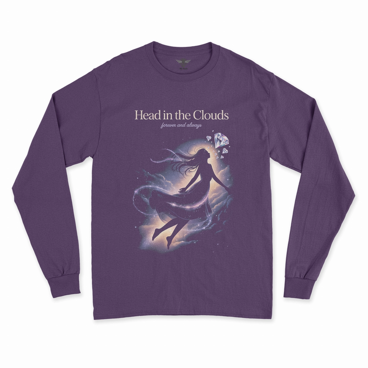 Head in the Clouds — Ethereal Dreamy Rock Heritage Tee — Design I