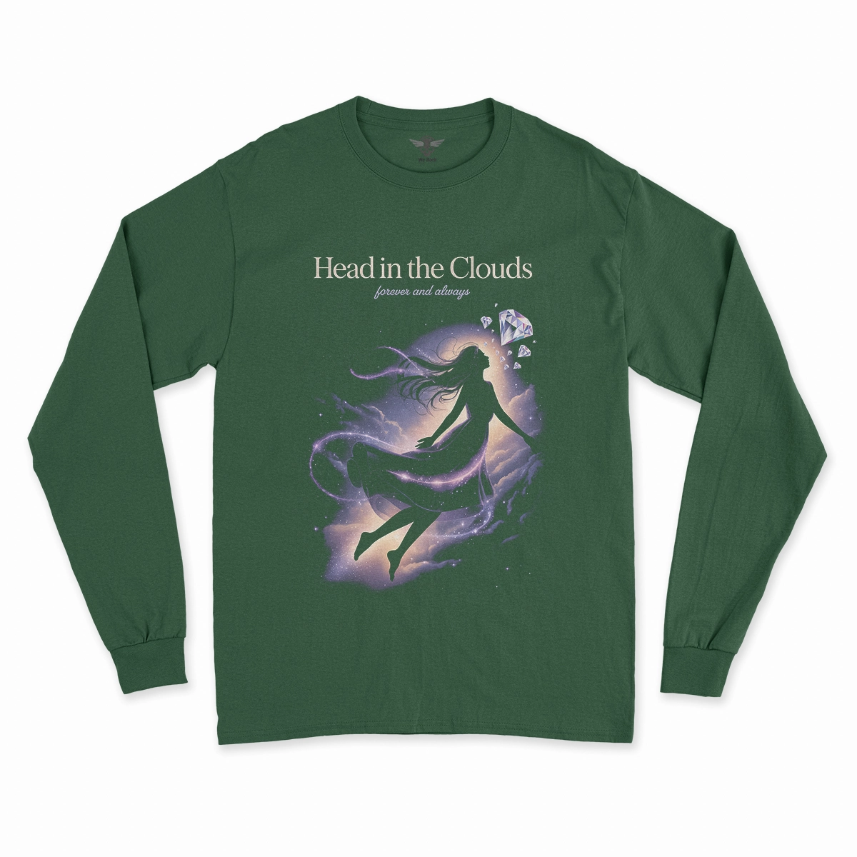 Head in the Clouds — Ethereal Dreamy Rock Heritage Tee — Design I