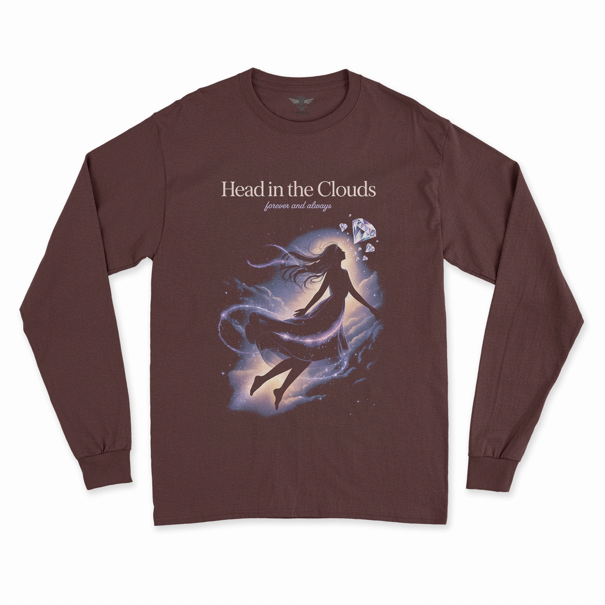 Head in the Clouds — Ethereal Dreamy Rock Heritage Tee — Design I