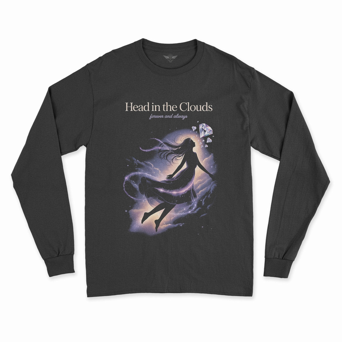 Head in the Clouds — Ethereal Dreamy Rock Heritage Tee — Design I