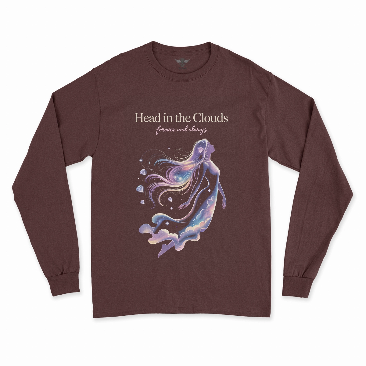 Head in the Clouds — Ethereal Dreamy Rock Heritage Tee — Design II