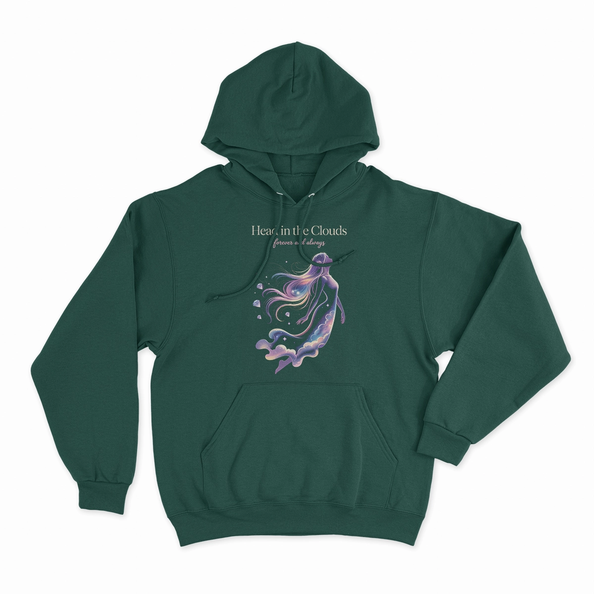Head in the Clouds — Ethereal Dreamy Rock Heritage Tee — Design II