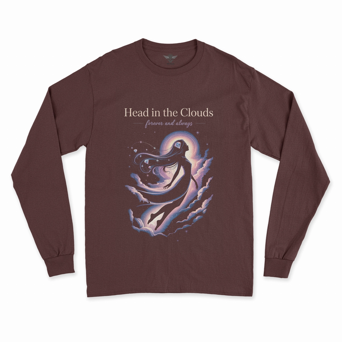 Head in the Clouds — Ethereal Dreamy Rock Heritage Tee — Design III