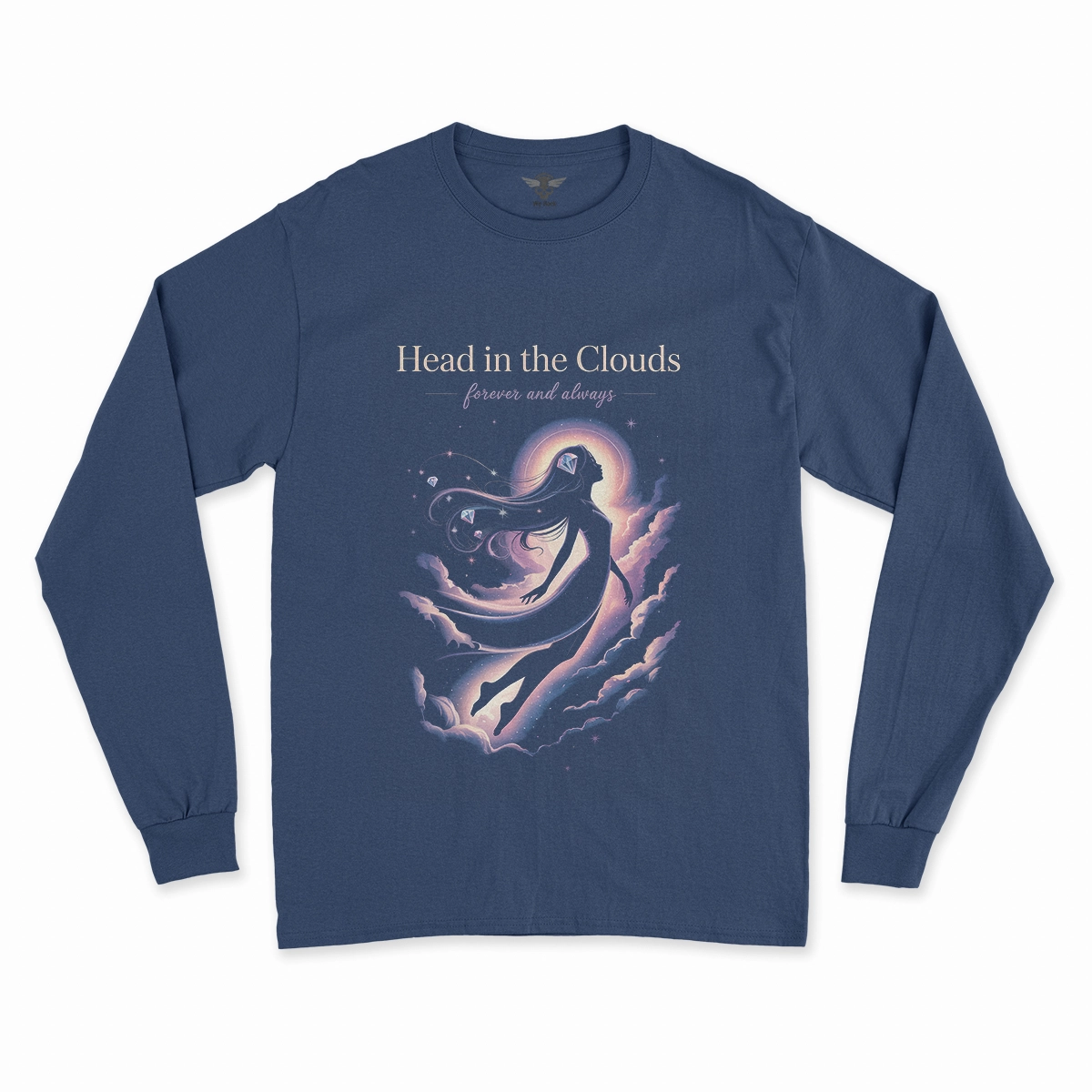 Head in the Clouds — Ethereal Dreamy Rock Heritage Tee — Design III