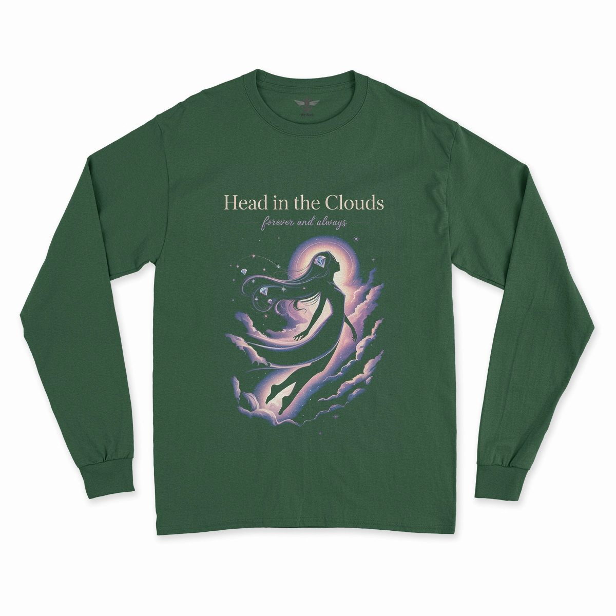 Head in the Clouds — Ethereal Dreamy Rock Heritage Tee — Design III