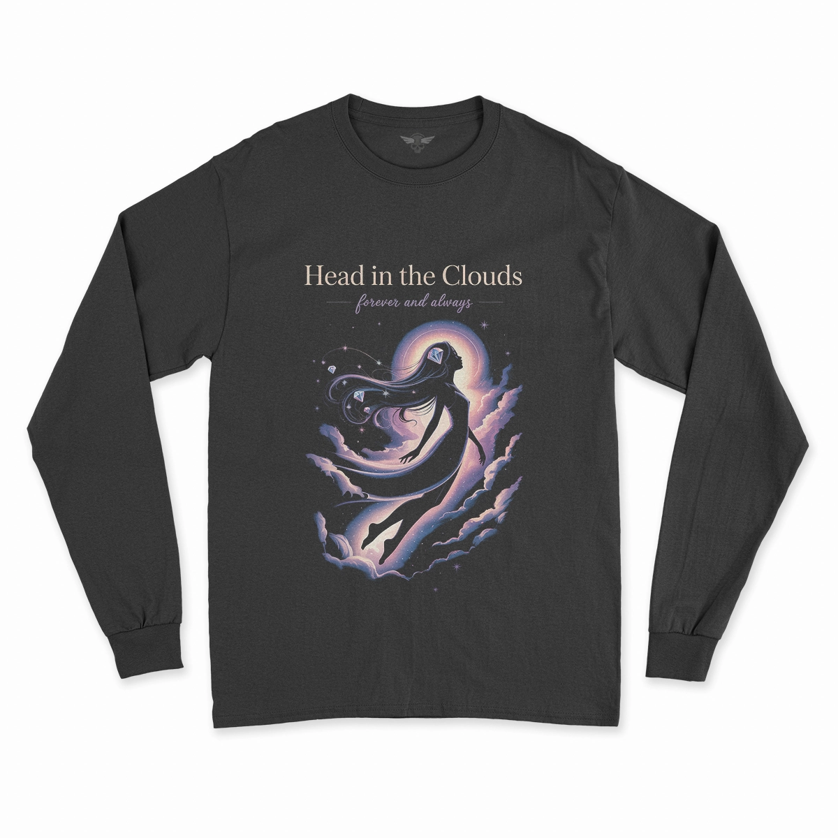 Head in the Clouds — Ethereal Dreamy Rock Heritage Tee — Design III