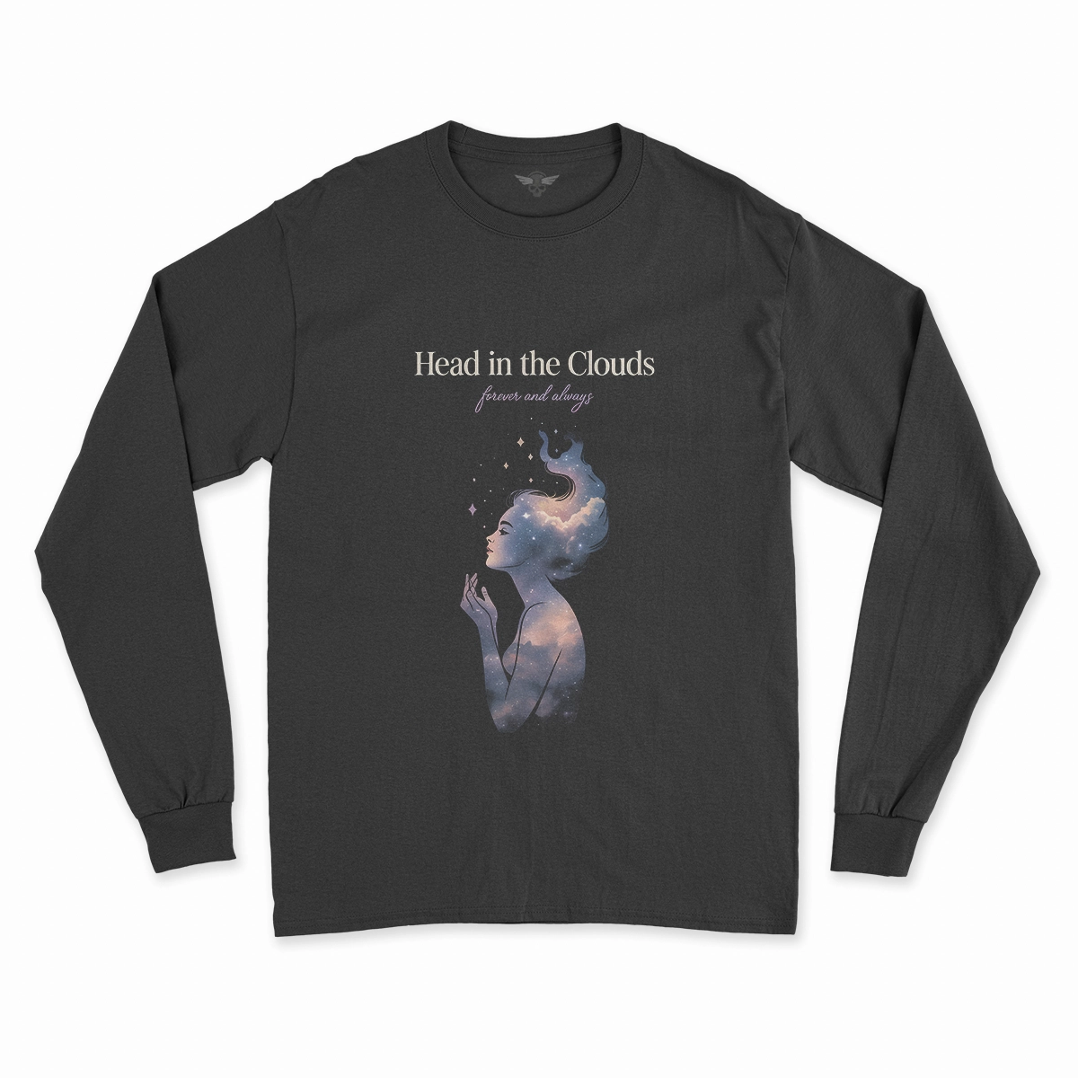 Head in the Clouds — Ethereal Dreamy Rock Heritage Tee — Design IV