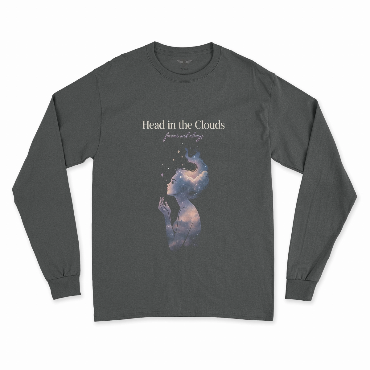 Head in the Clouds — Ethereal Dreamy Rock Heritage Tee — Design IV