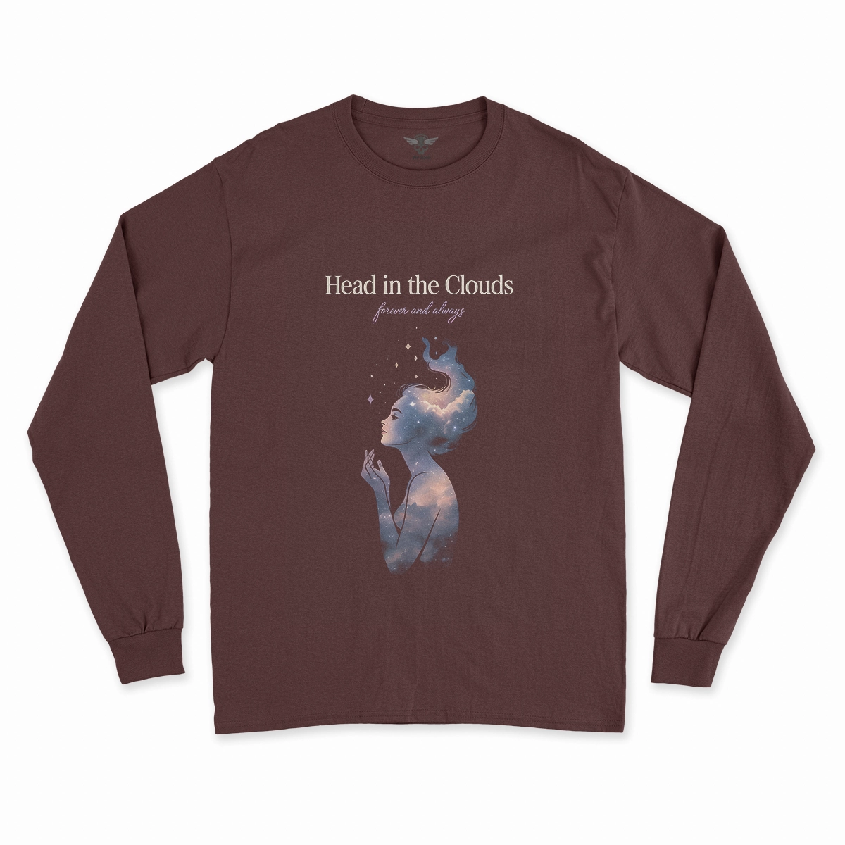 Head in the Clouds — Ethereal Dreamy Rock Heritage Tee — Design IV